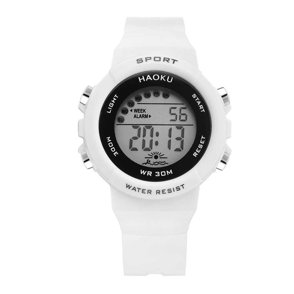 Jam Tangan Wanita A0137 Fashion Silicone Digital Watch