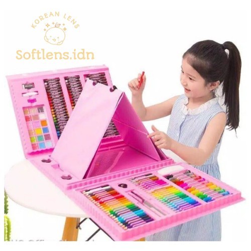 

Murah Crayon Anak Set 208 Alat Gambar Perlengkapan Melukis Kado Ulang Tahun Berkualitas