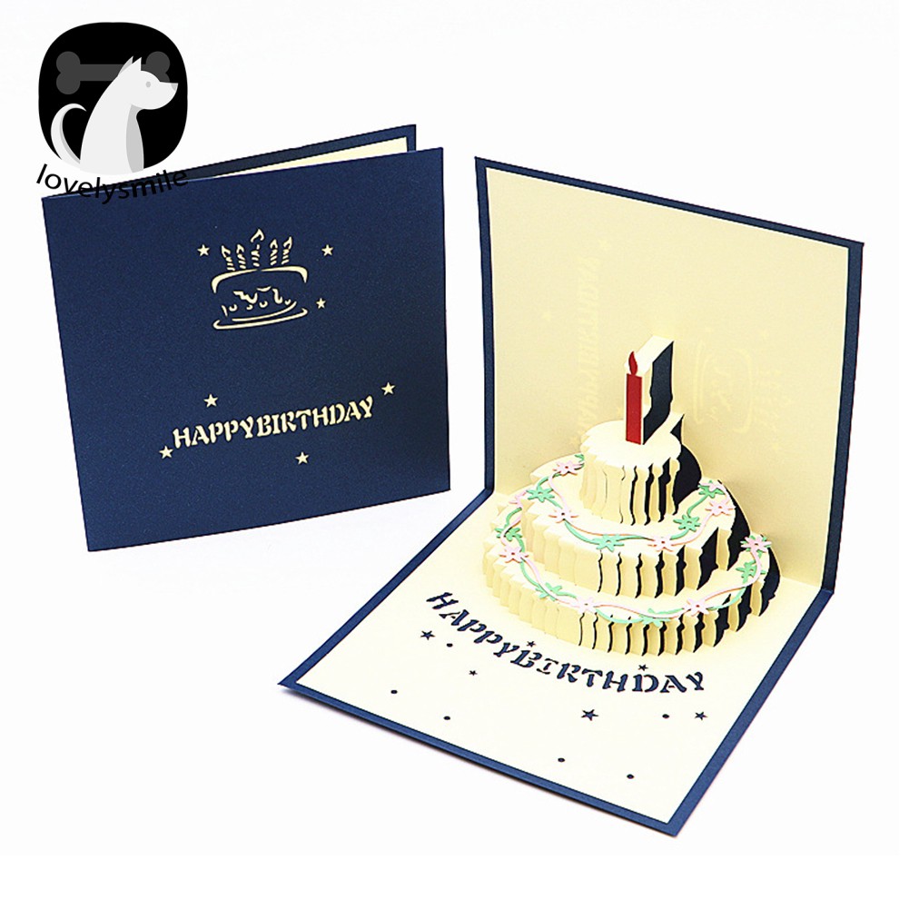  Kartu  Ucapan  Desain  Happy  Birthday  3D untuk Ulang Tahun 