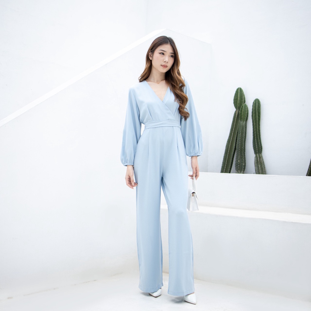 V1064 Maya Jumpsuit - 18 Warna &amp; 2 Size / Jumpsuit Panjang
