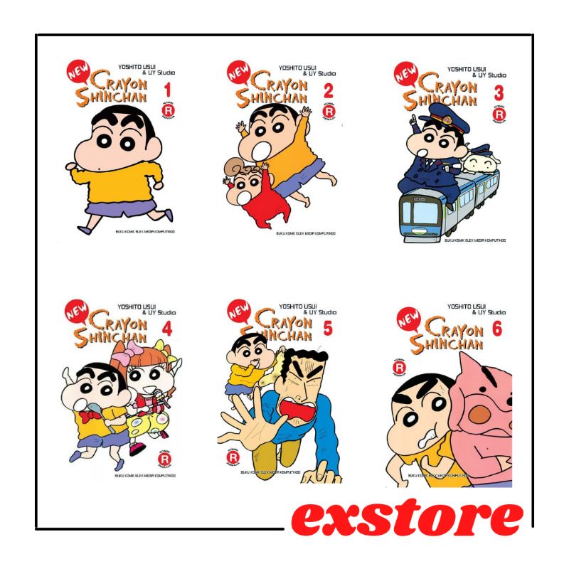 Komik New Crayon Shinchan 1-9