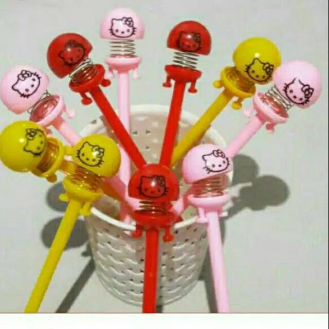 

Pen per lucu karakter Hello Kitty isi 12 pcs