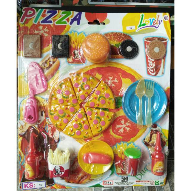 Mainan anak pizza kfc anak