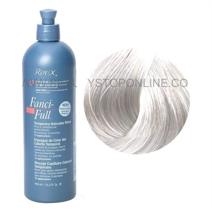 Fanci Full Temporary Hair Color Rinse Rambut Ashy Silver Granny Platinum