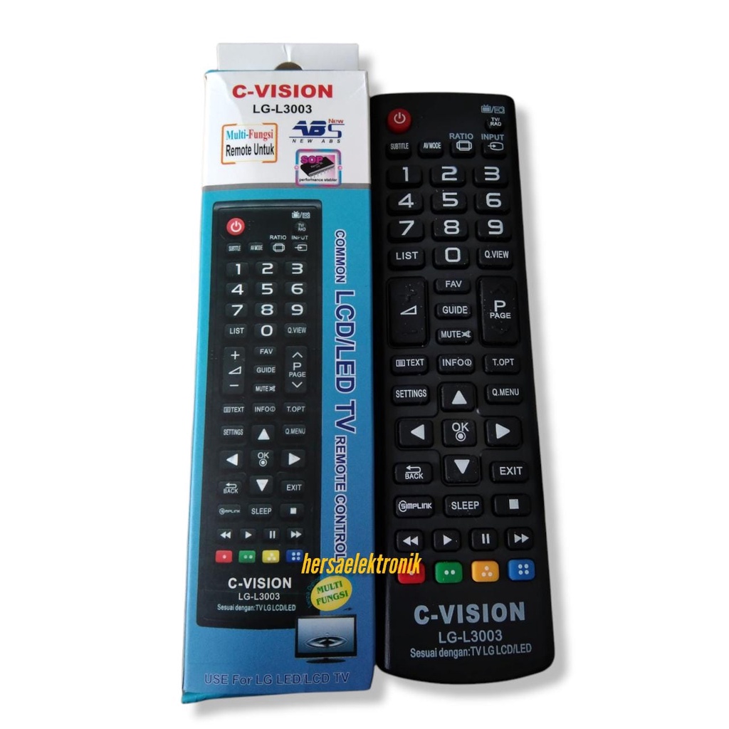 Remot remote tv LCD LED LG C-VISION