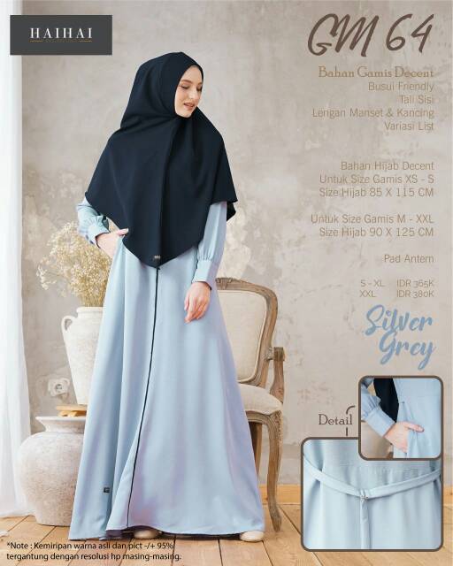 Gamis Hai Hai Gm 64 Shopee Indonesia