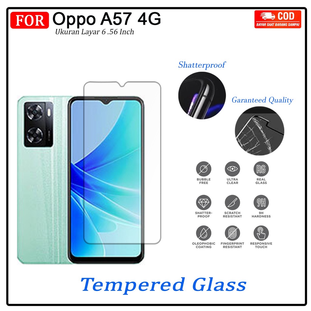 3IN1 CASE OPPO A57 4G SOFTCASE SHOCKPROOF TRANSPARAN CAMERA PROTECT CASING