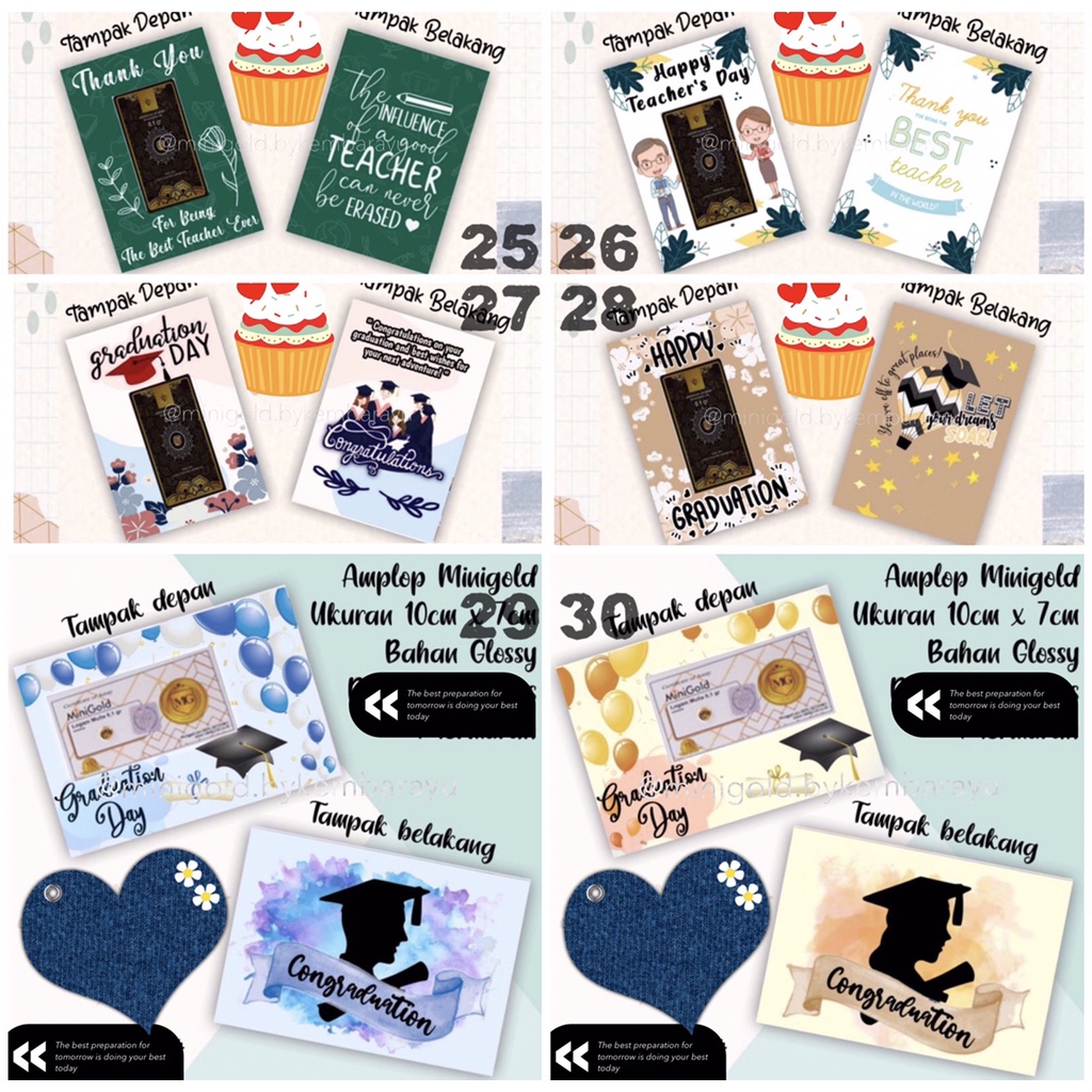 (FREE AMPLOP GIFT SERIES) Logam Mulia Antam emas 24 karat 0.5 1 2 3 gram-5