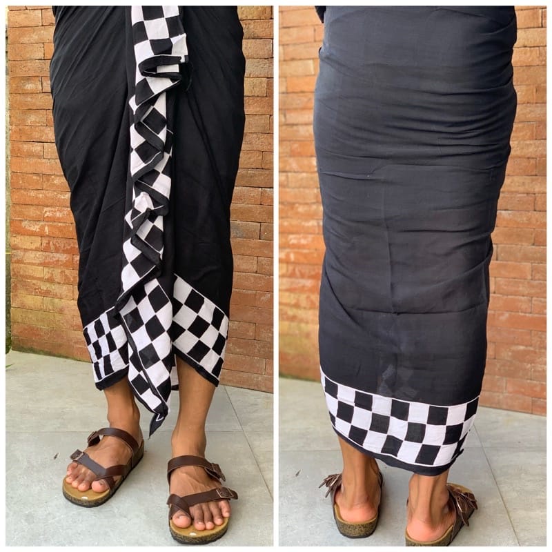 KAMEN LEMBARAN RAYON KOTAK / KAMEN RAYON MOTIF CATUR