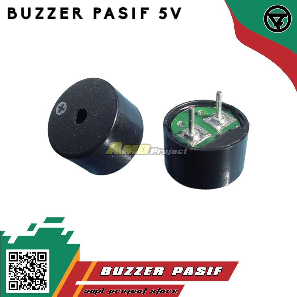 Buzzer Pasif 5v For Arduino Warna Hitam 5 Volt Melody Tone
