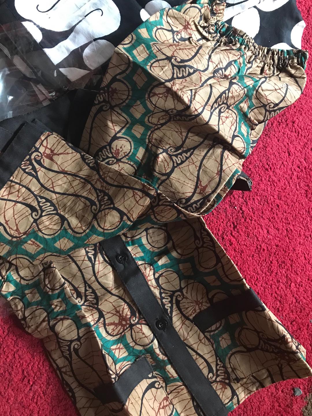 Piyama Batik Anak Cowok Cewek Motif Elegan Bahan Adem Untuk Usia 1- 5 Tahun.