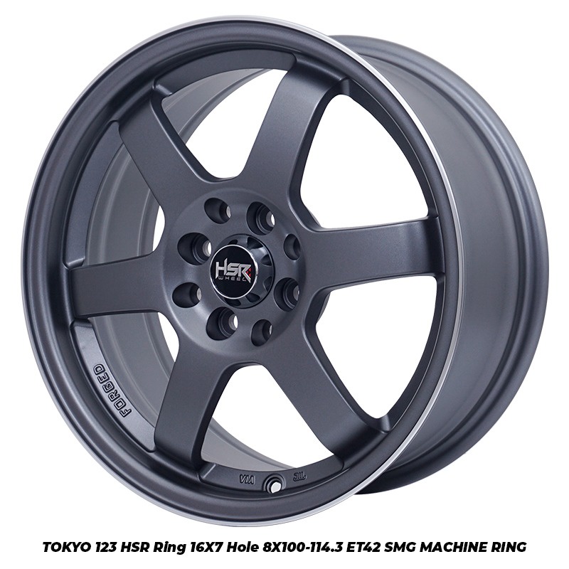Velg Mobil HSR TOKYO 123 Ring 16 Pelek Racing Yaris Jazz Brio Livina I Toko Velg Kediri