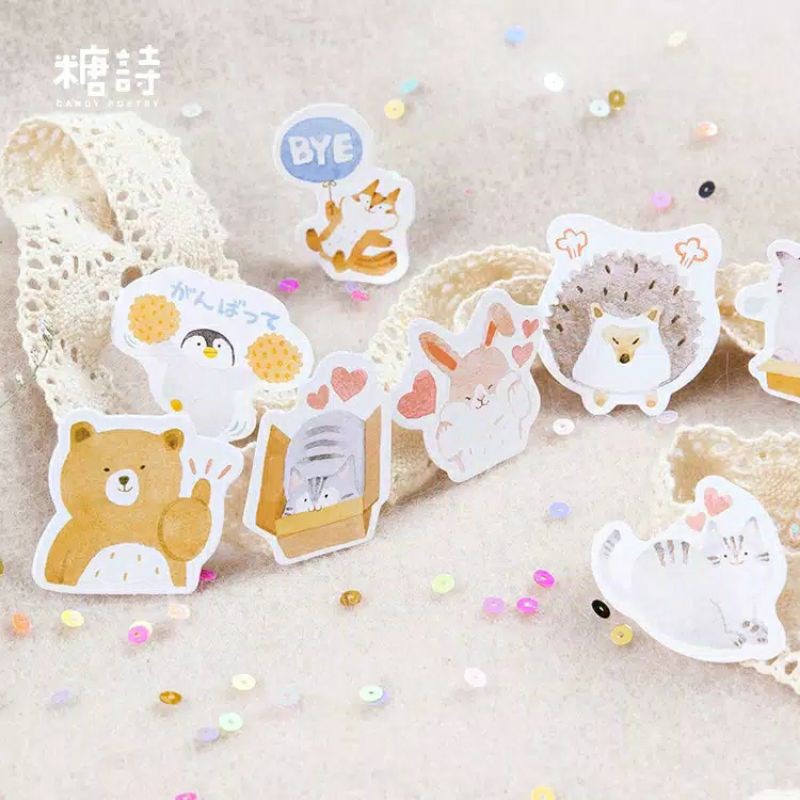 Sticker Tumblr Animal Cute / Sticker Tumblr Aesthetic Hp / Sticker Tumblr