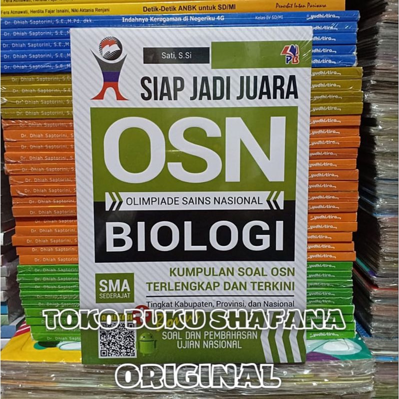 Buku OSN BIOLOGI SMA : Kumpulan Soal Siap jadi Juara Terlengkap Pustaka Baru Press