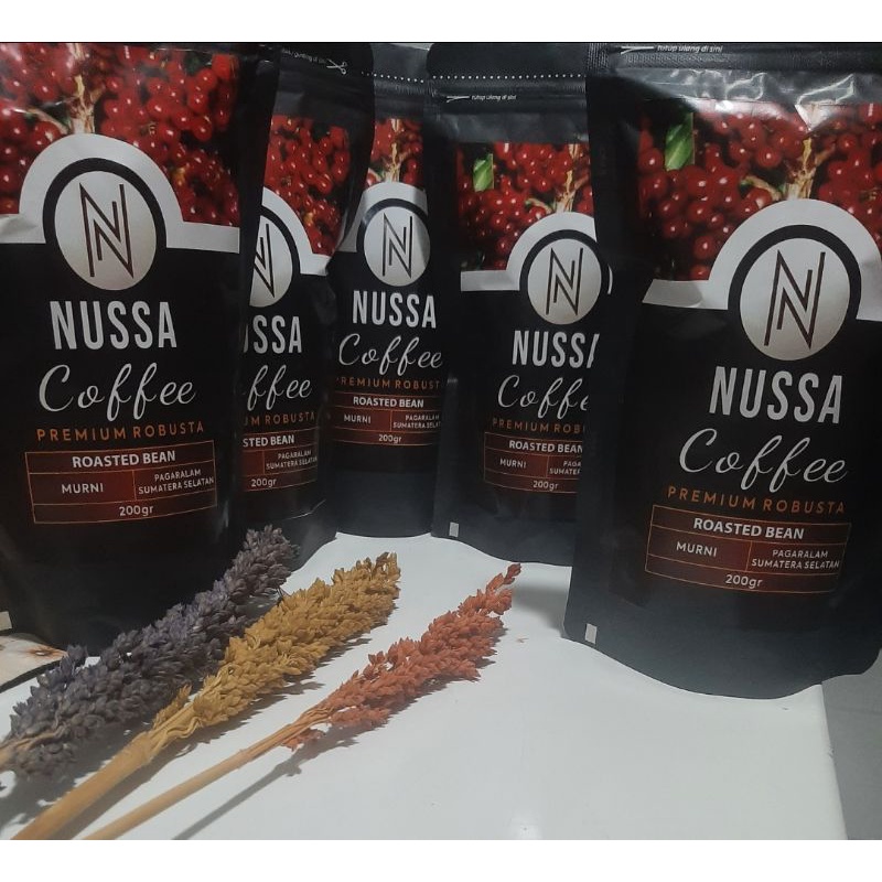 

NUSSA COFFEE ROASTED BEAN PREMIUM ROBUSTA FROM INDONESIA