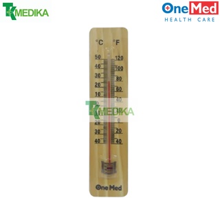 Jual Pengukur Suhu Ruangan Termometer Ruangan Kayu Air Raksa One Med ...