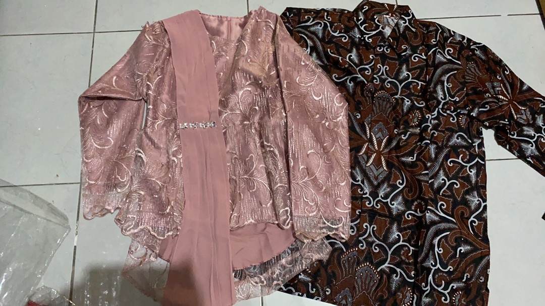 Setelan Kebaya Modern Kebaya Brukat Kebaya Murah Batik Couple Baju Kondangan Sarimbit Keluarga