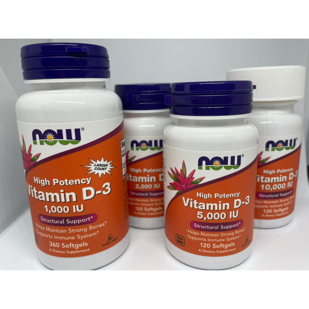 Now Foods Vitamin D3 - 5000 IU Food Vit D-3 ORIGINAL