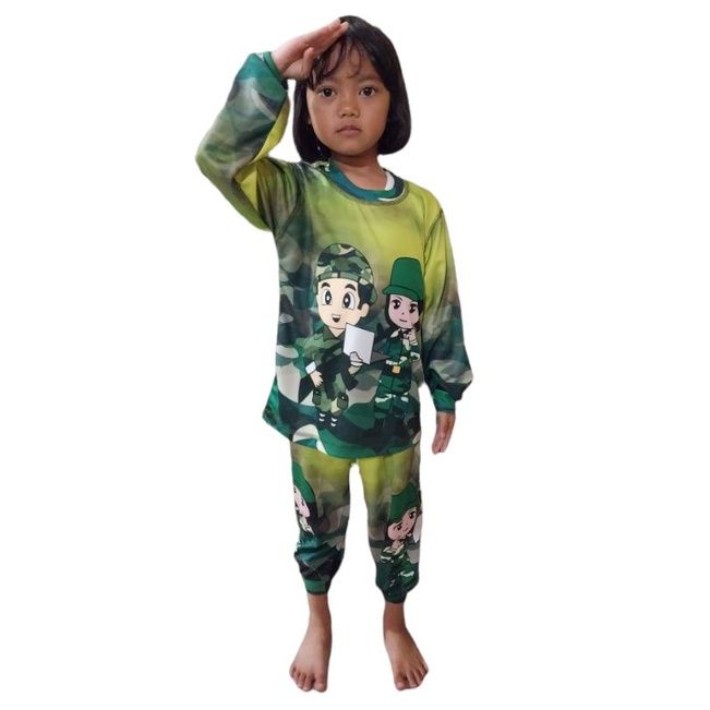 SET TNI BARU UNISEX KIDS JUNIOR/SETELAN TNI UNISEX 2022/SETELAN TENTARA TERBARU 2022