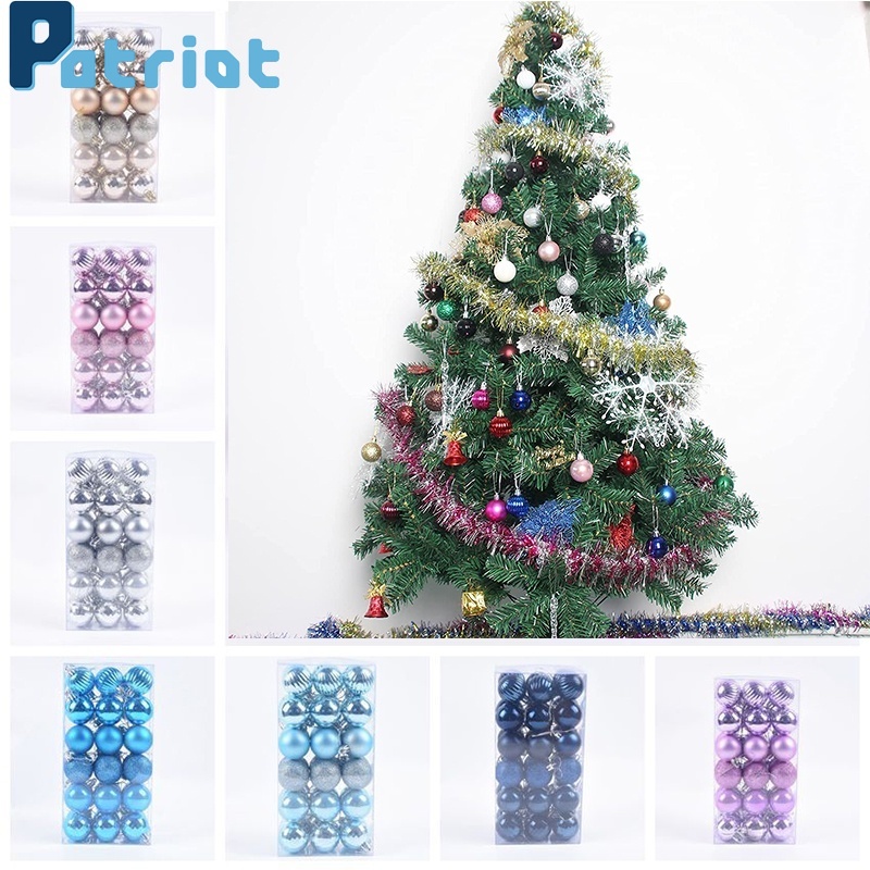 36PCS 4cm Christmas Decoration Hanging Ball for Xmas Tree，Holiday ，Wedding， Party