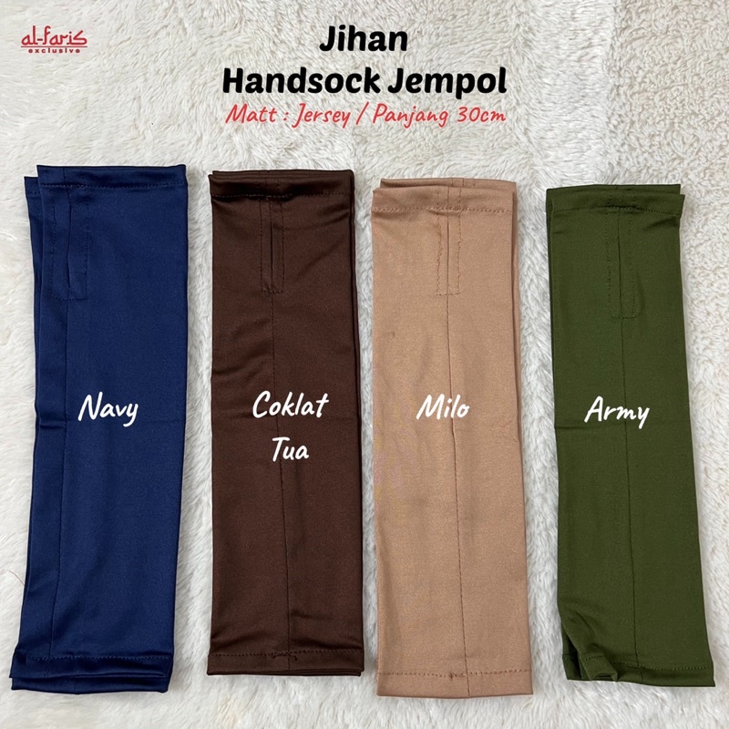 Handsock Jempol, Manset Jempol Polos, Jihan Handsock