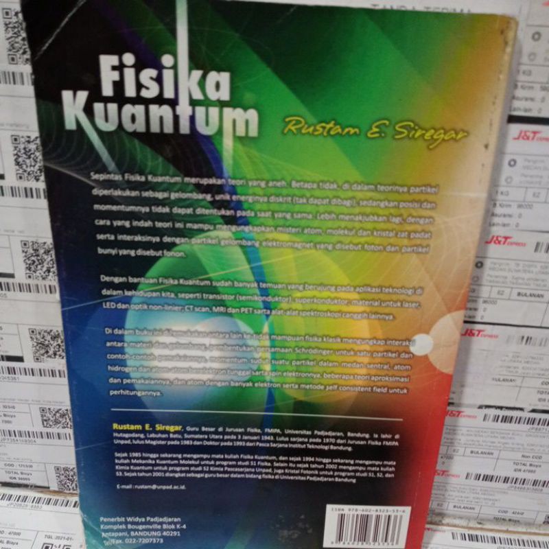 Jual TEORI DAN APLIKASI FISIKA KUANTUM BY RUSTAM SIREGAR | Shopee Indonesia