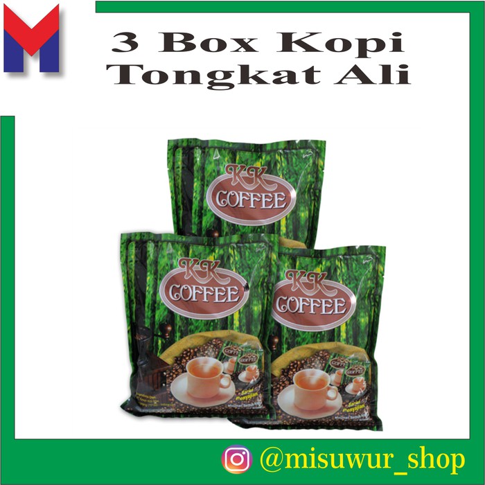 

Paket 3 Box KK Kopi Tongkat Ali Kesuburan KK Indonesia ORIGINAL