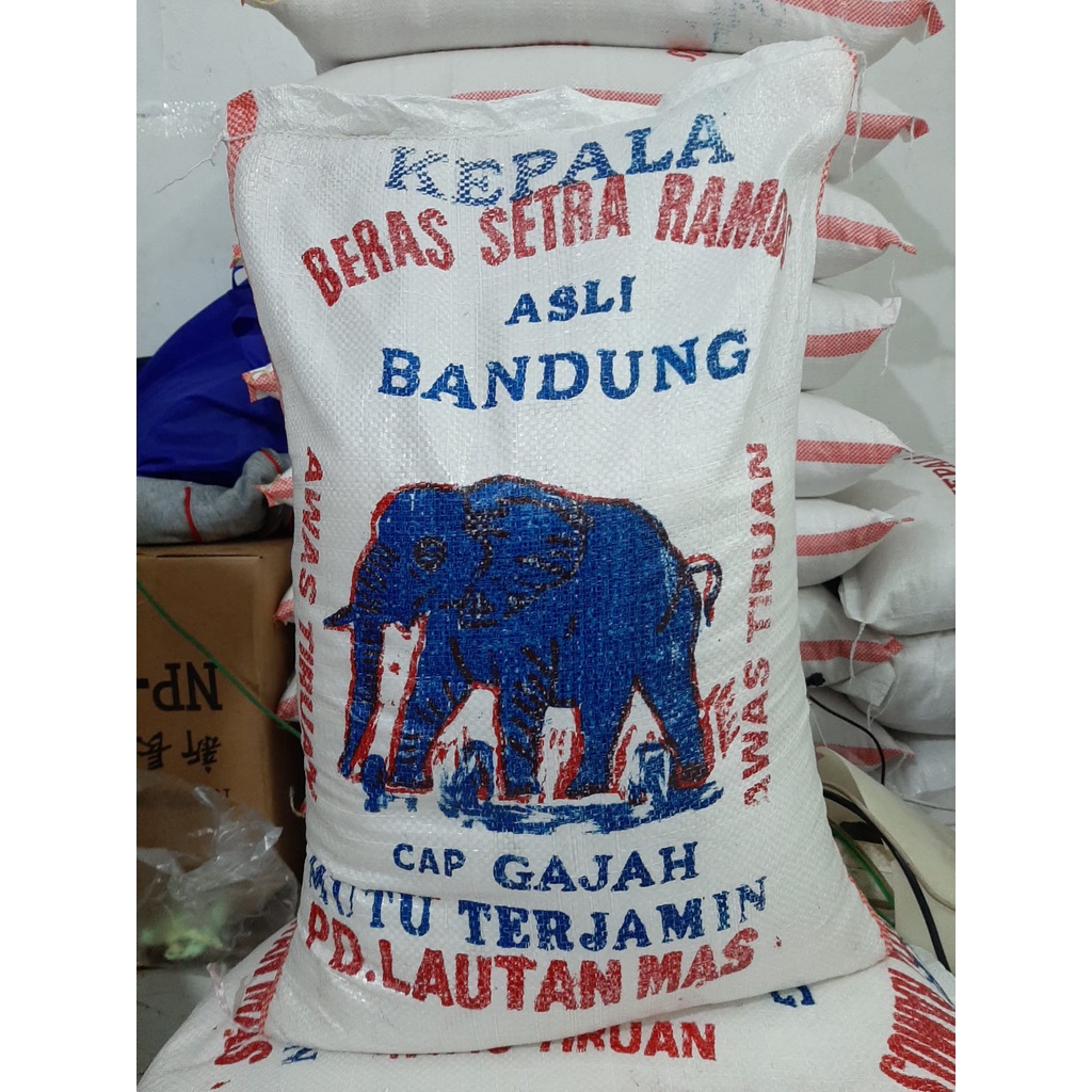 Beras Setra Ramos asli Bandung CAP GAJAH 10 kg