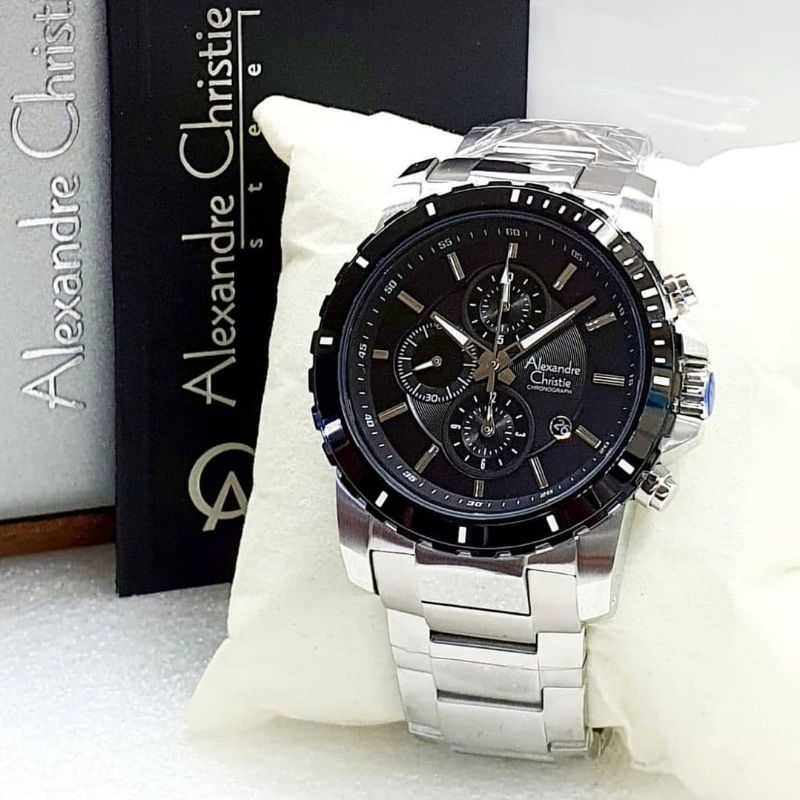 Jam Tangan Pria Alexandre Christie 6141MC Original