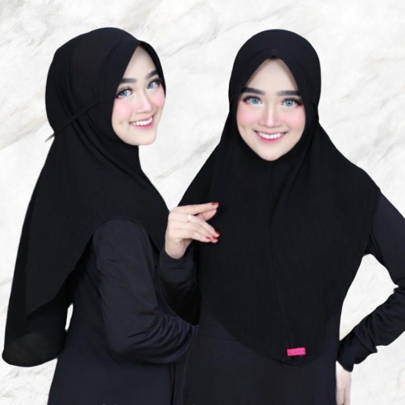 bergo maryam pet plisket full Lidi bergo instan pleated full Lidi hijab maryam pleated ped ceruty