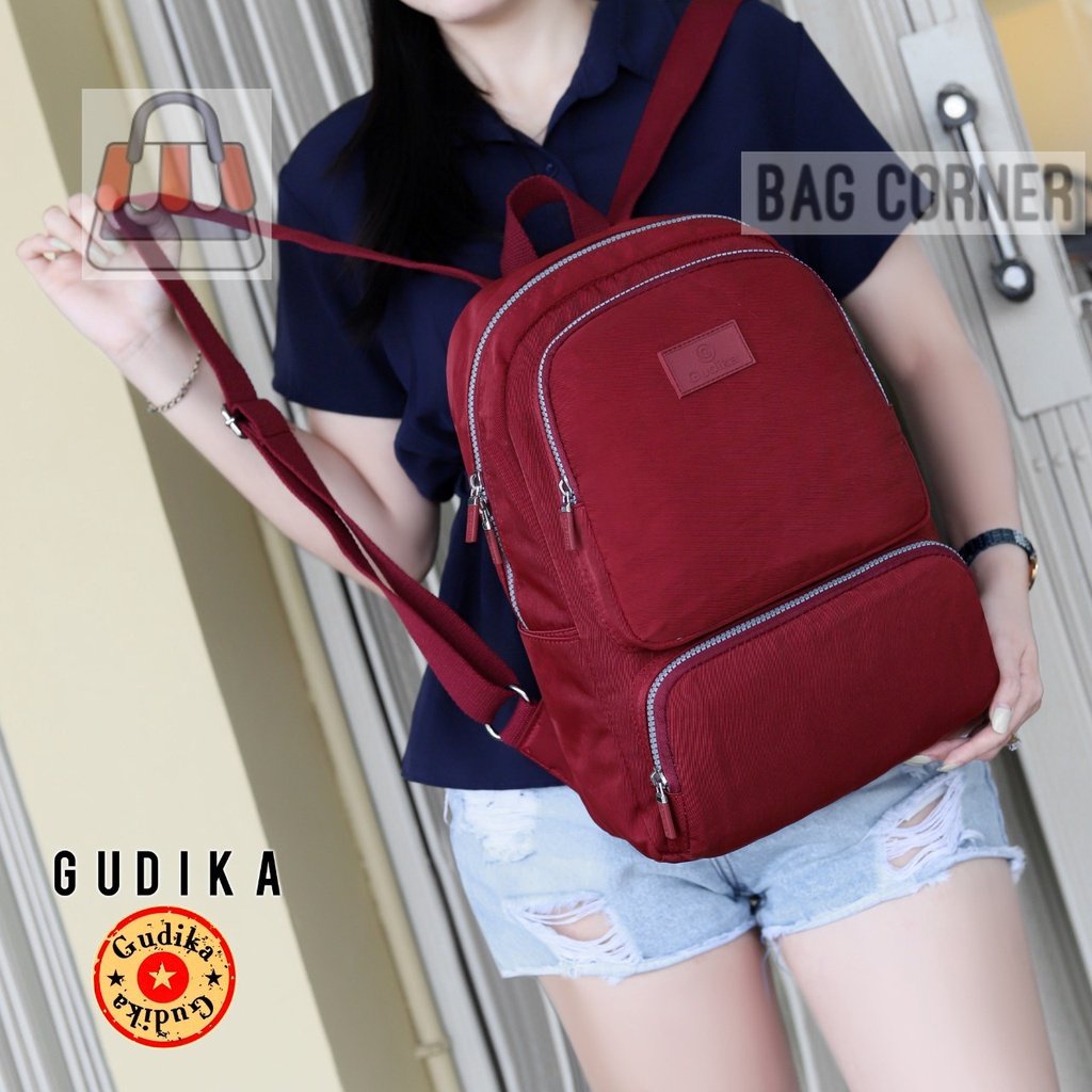 BagCorner - Backpack GUDIKA 5061 - tas ransel laptop pria wanita import original - ransel - rangsel 