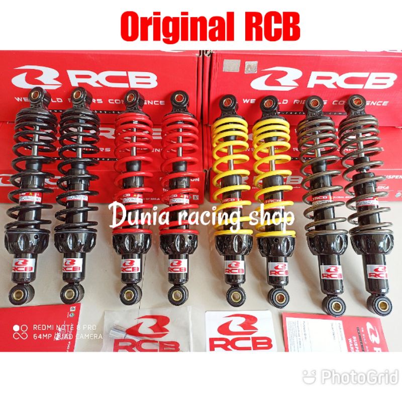 Shock RCB A2 Series 320MM 335MM Tiger Verza Rx king GL pro Megapro Tiger Revo Thunder Supra Karisma Smash Grand Supra 125 Blade Revo Supra fit Shogun Smash Kaze 320mm 335mm Sepasang Original RCB