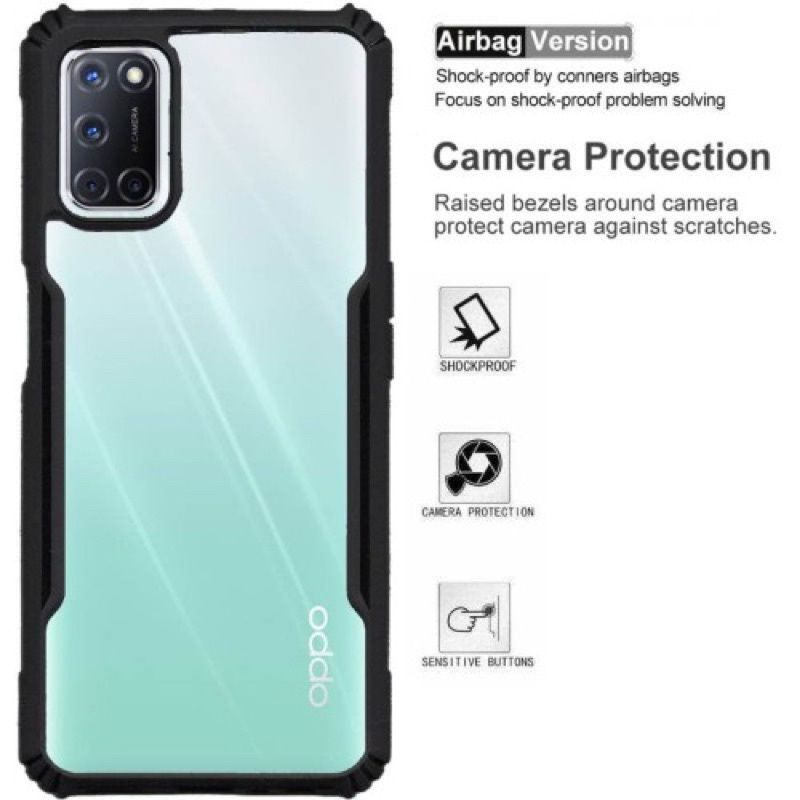 Anti Shock Case oppo A5/ A9 2020/ A33 /A53/ A52/ A92/ A15/ A15S Case Transparant-Shockproof-