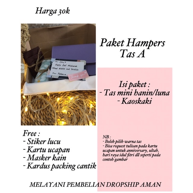 

Hamper tas murah