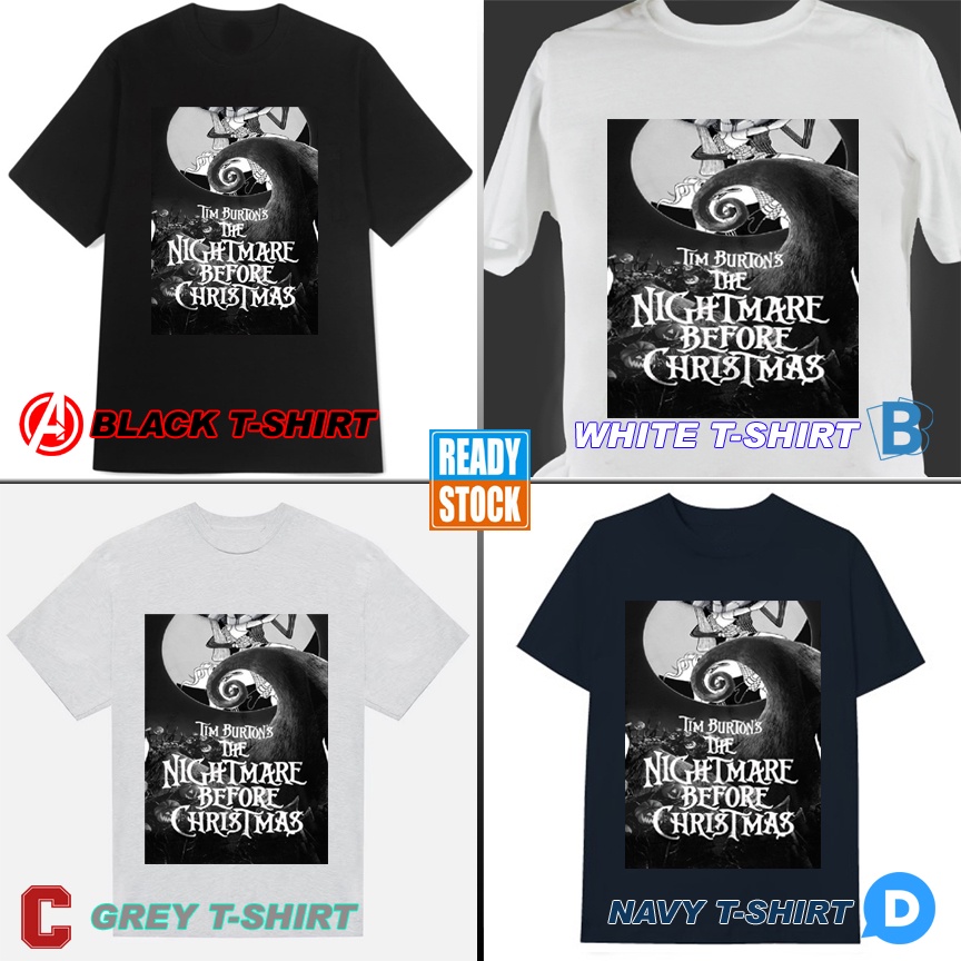 Nightmare Before Christmas Tshirt