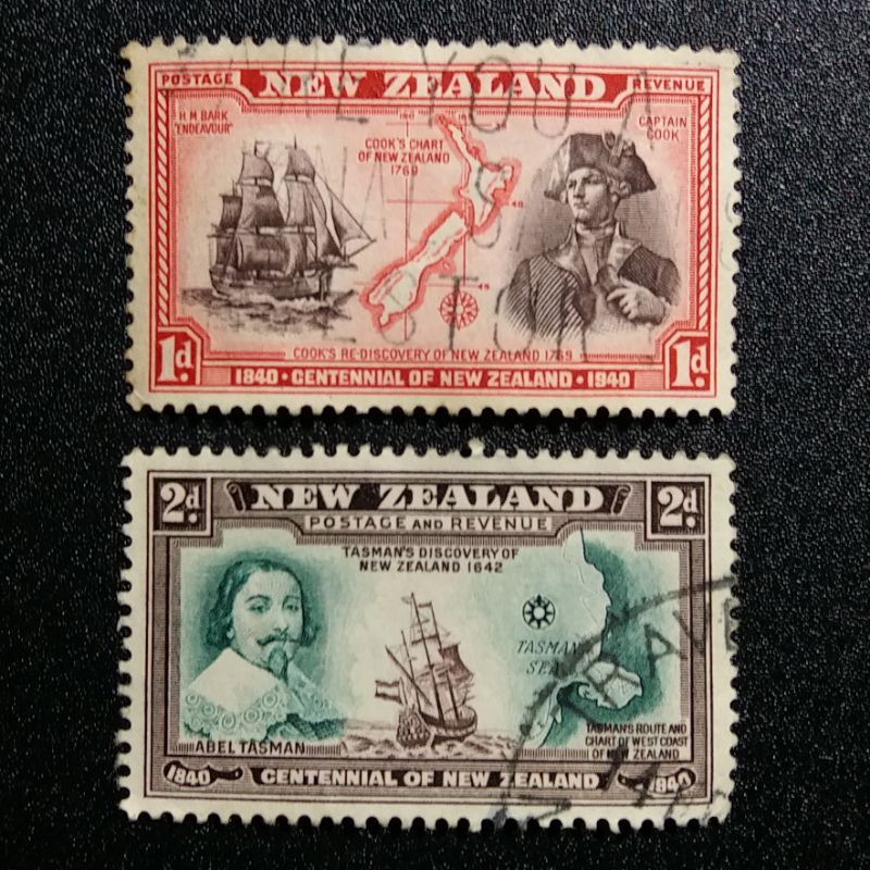 

Prangko THE 100TH ANNIVERSARY OF PROCLAMATION OF BRITISH SOVEREGEINTY OVER NEW ZEALAND Tahun 1940