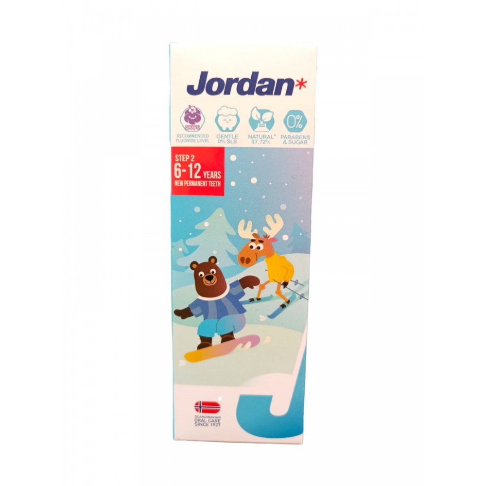 Jordan Oral Care Kids Toothpaste Pasta Gigi Anak Step 2 (6-12 Tahun)