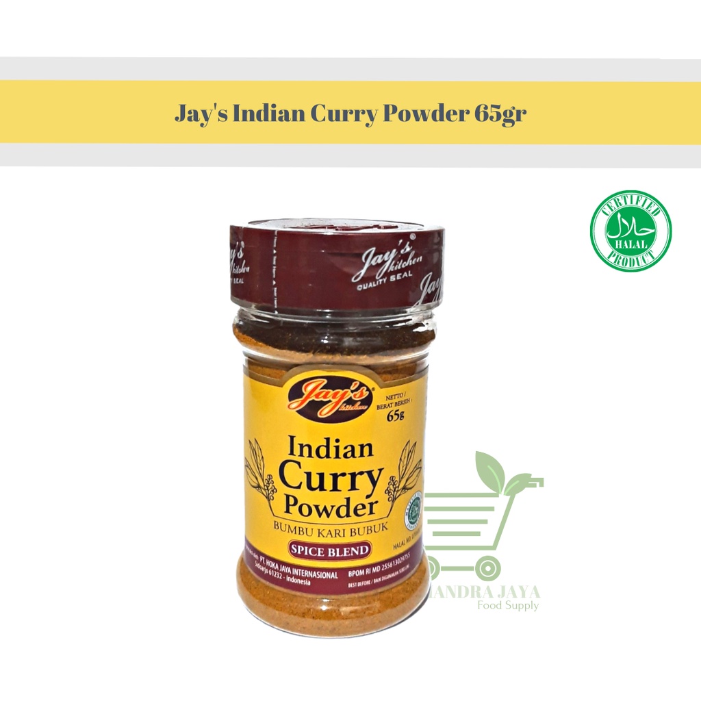 

Jays Indian Curry Powder 65gr - Bubuk Bumbu Kari