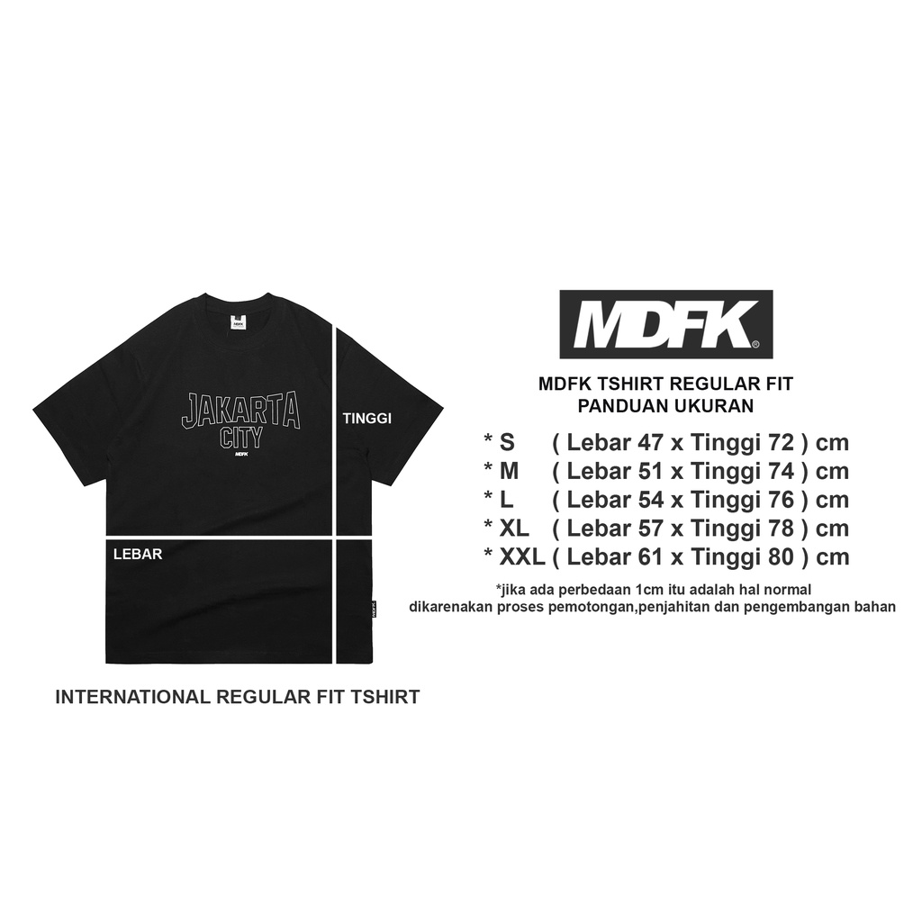 MDFK Jakarta Hollow T shirt ORIGINAL