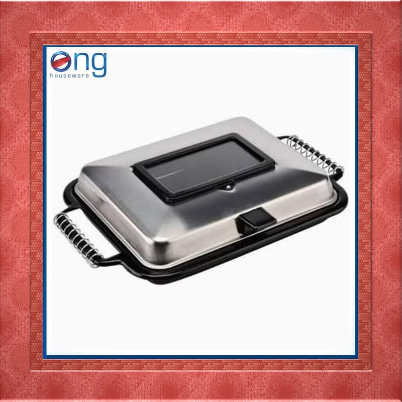 Unik Alat Panggang Ayam Daging Sosis Crystal Oven Maspion Limited