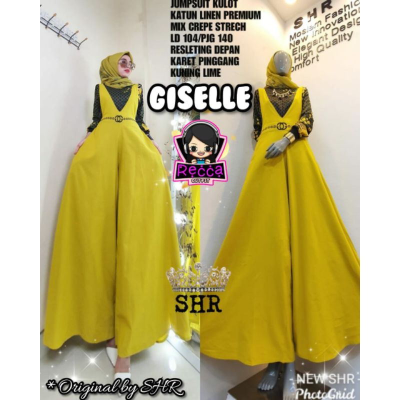 GISELLE SET JAMPSUIT KULOT BY SHR
