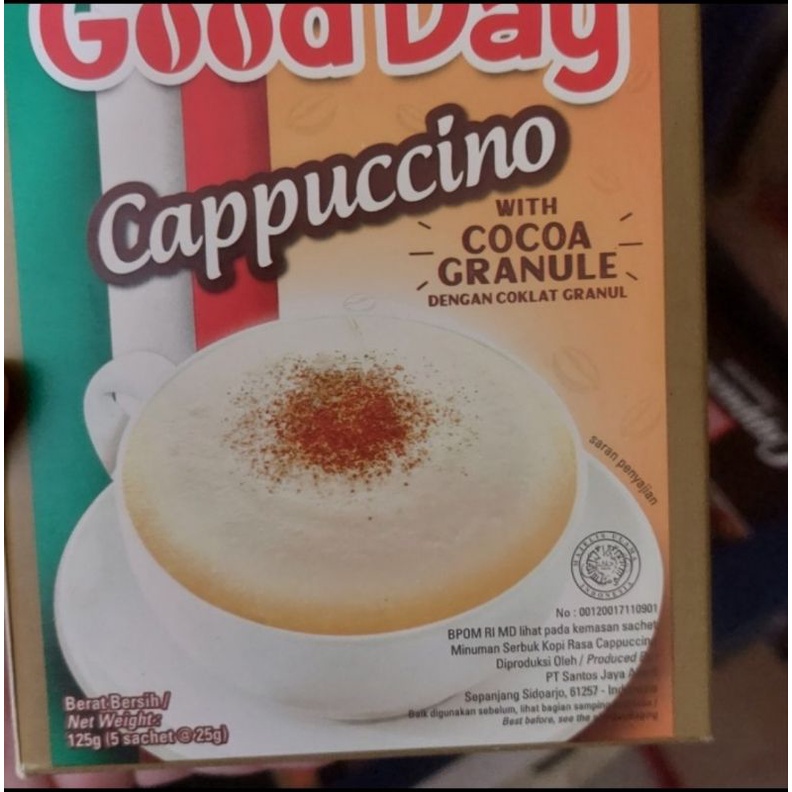 

good day cappuccino with granule isi 5