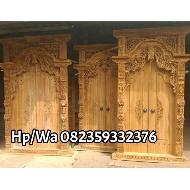 Pintu gebyok ukir Jepara pintu gapura gebyok