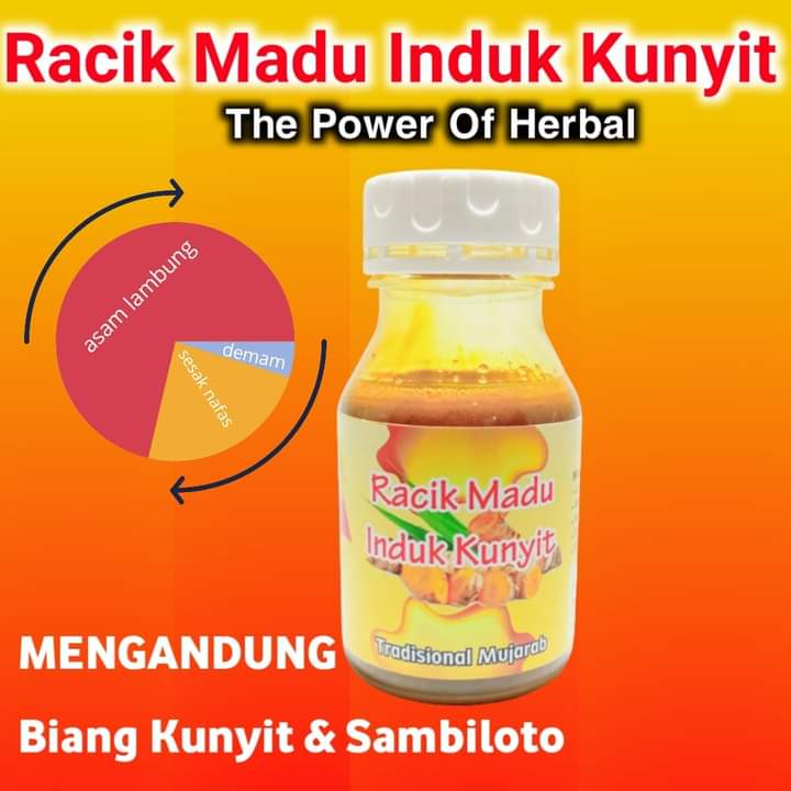 

Herbal Racik Madu Induk Kunyit utuk sakit LAMBUNG
