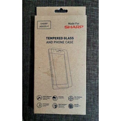 AQUOS SENSE 4 TEMPERED GLASS plus PHONE CASE original SHARP