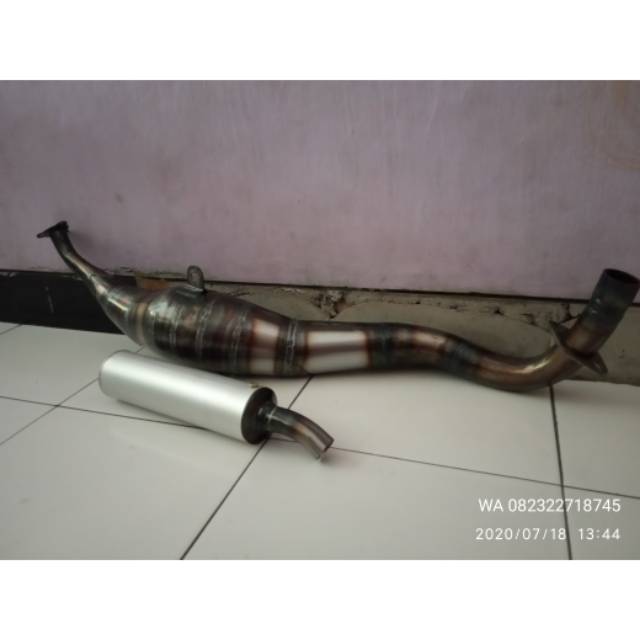 Knalpot kolong fizr scorpio