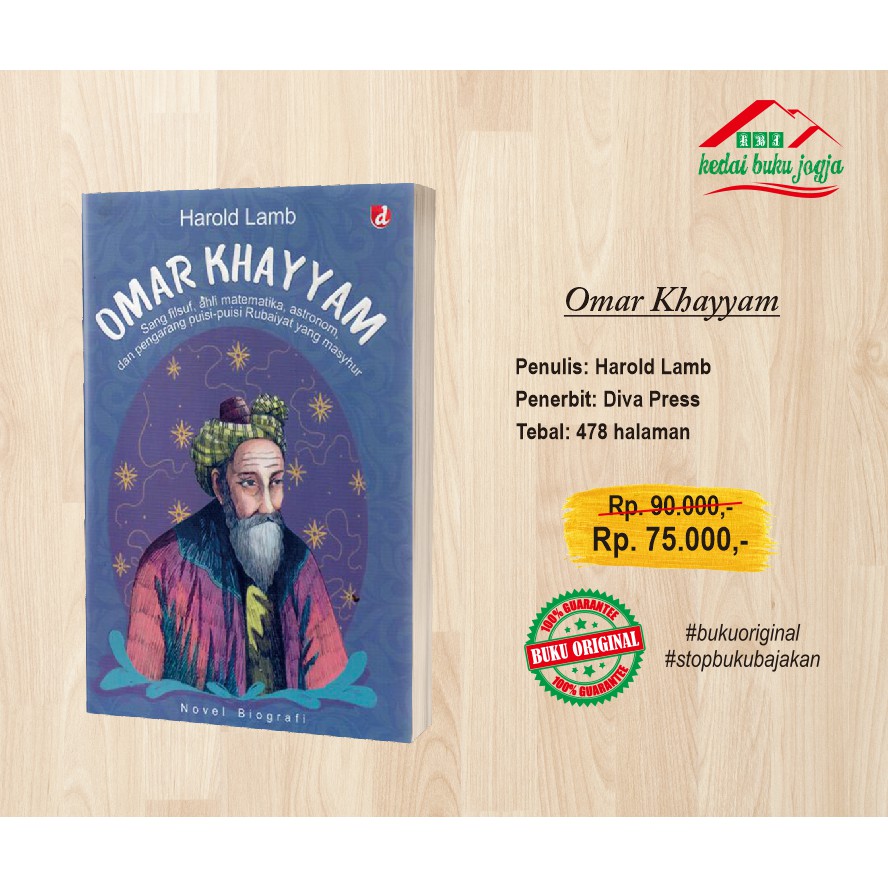 Jual Buku Omar Khayyam: Novel Biografi | Shopee Indonesia