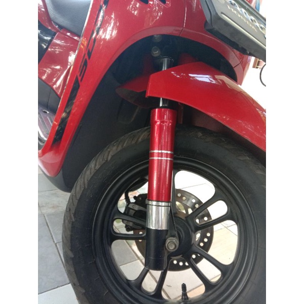 Cover shock motor Honda new SCOOPY 2021 sporty dan staylist
