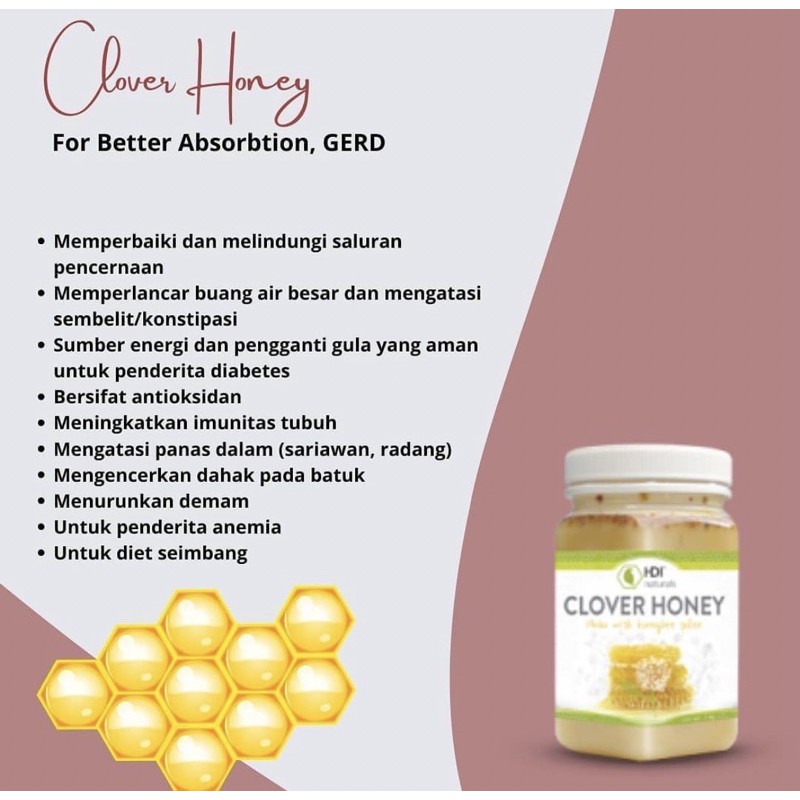 

Cloverhoney250g/500g/1kg