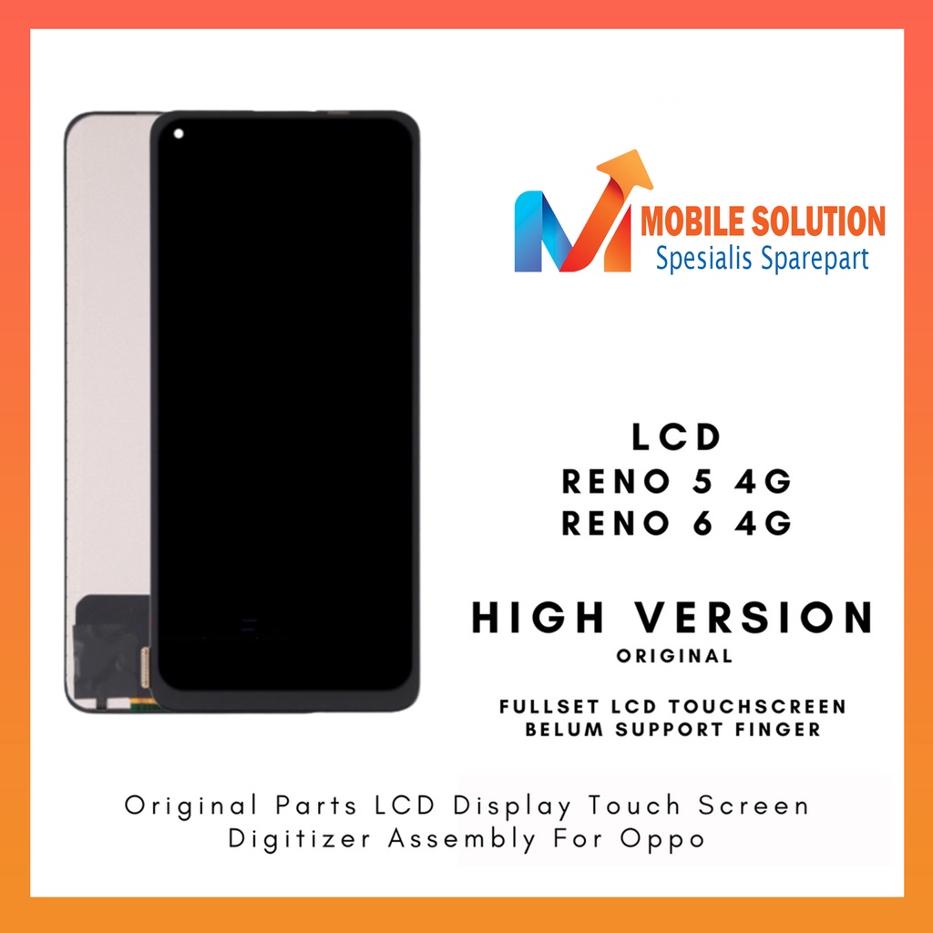 Grosir LCD Oppo Reno 5 4G / LCD Oppo Reno 6 4G ORIGINAL 100% Touchscreen Komplatible Untuk Produk Oppo Garansi 1 Bulan